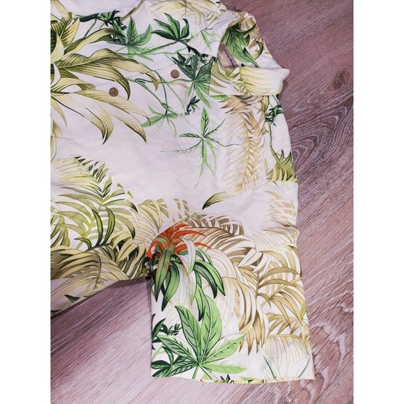 Tommy Bahama Original Fit Men's M Casual Button Shirt Pocket Silk Hawaiian SS - Picture 4 of 11